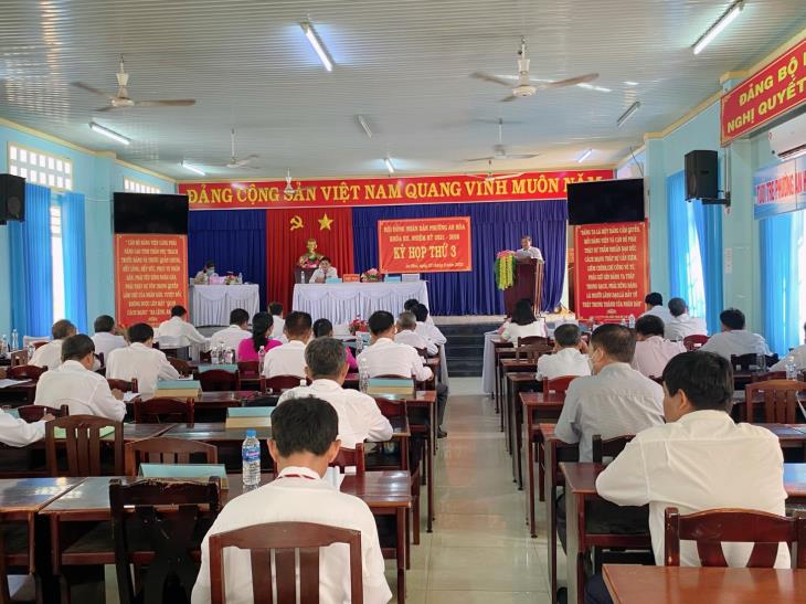 Hội đồng nhân dân phường An Hòa tổ chức kỳ họp thứ 3 